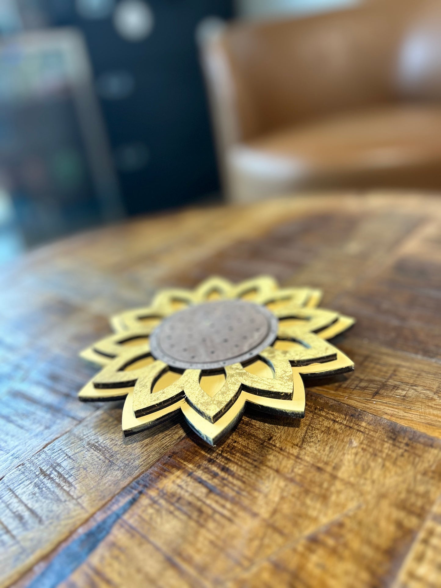 Sunflower Candle Tray