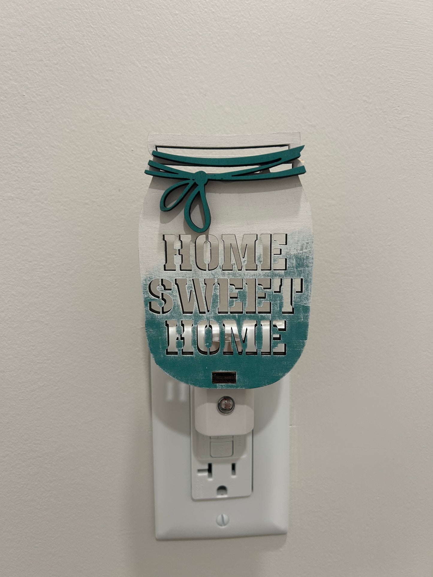 “Home Sweet Home” Wall Plug-in Nightlight