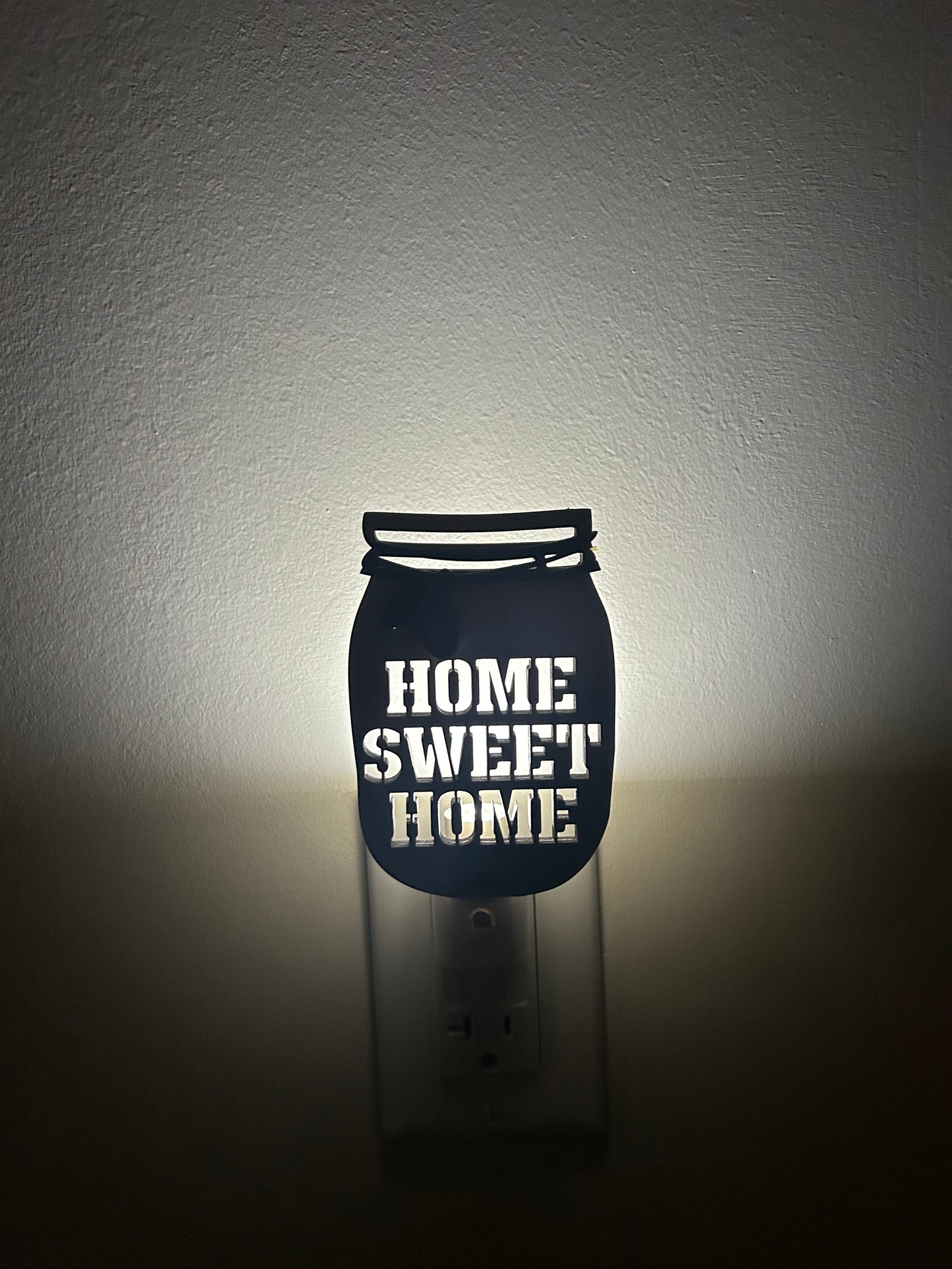 “Home Sweet Home” Wall Plug-in Nightlight