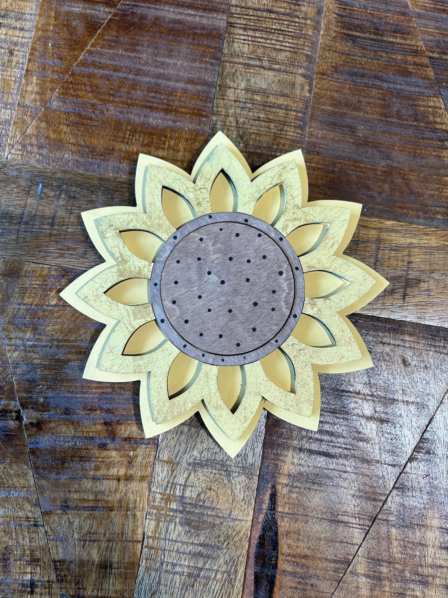 Sunflower Candle Tray
