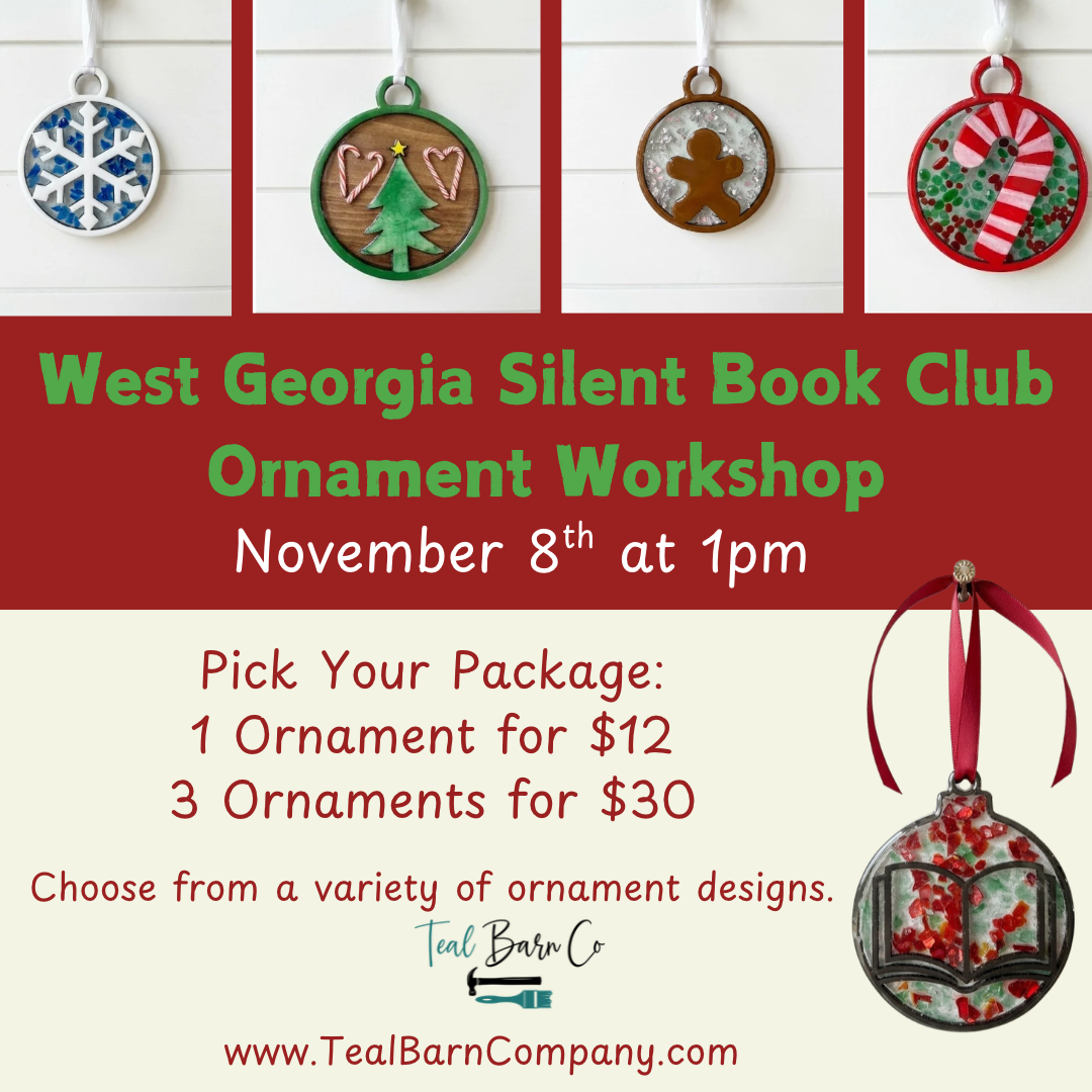DIY Ornaments with the West Georgia Silent Book Club