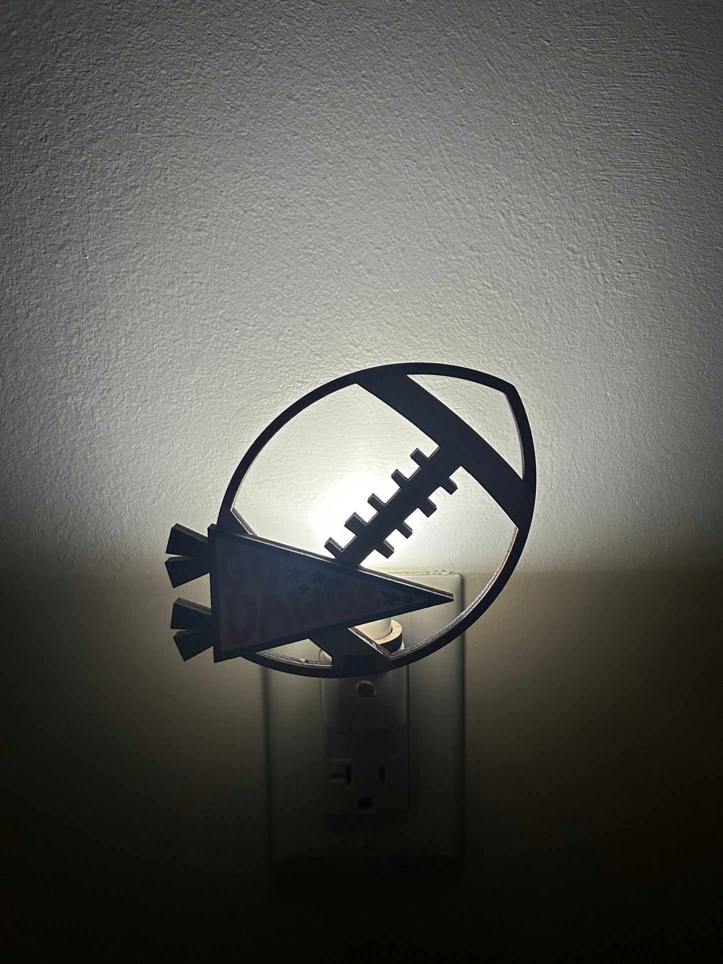 “Go Dawgs” Wall Plug-in Nightlight