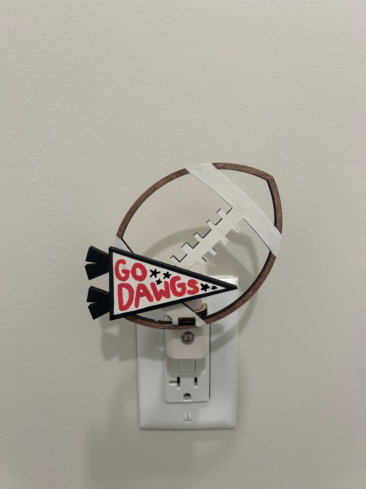 “Go Dawgs” Wall Plug-in Nightlight