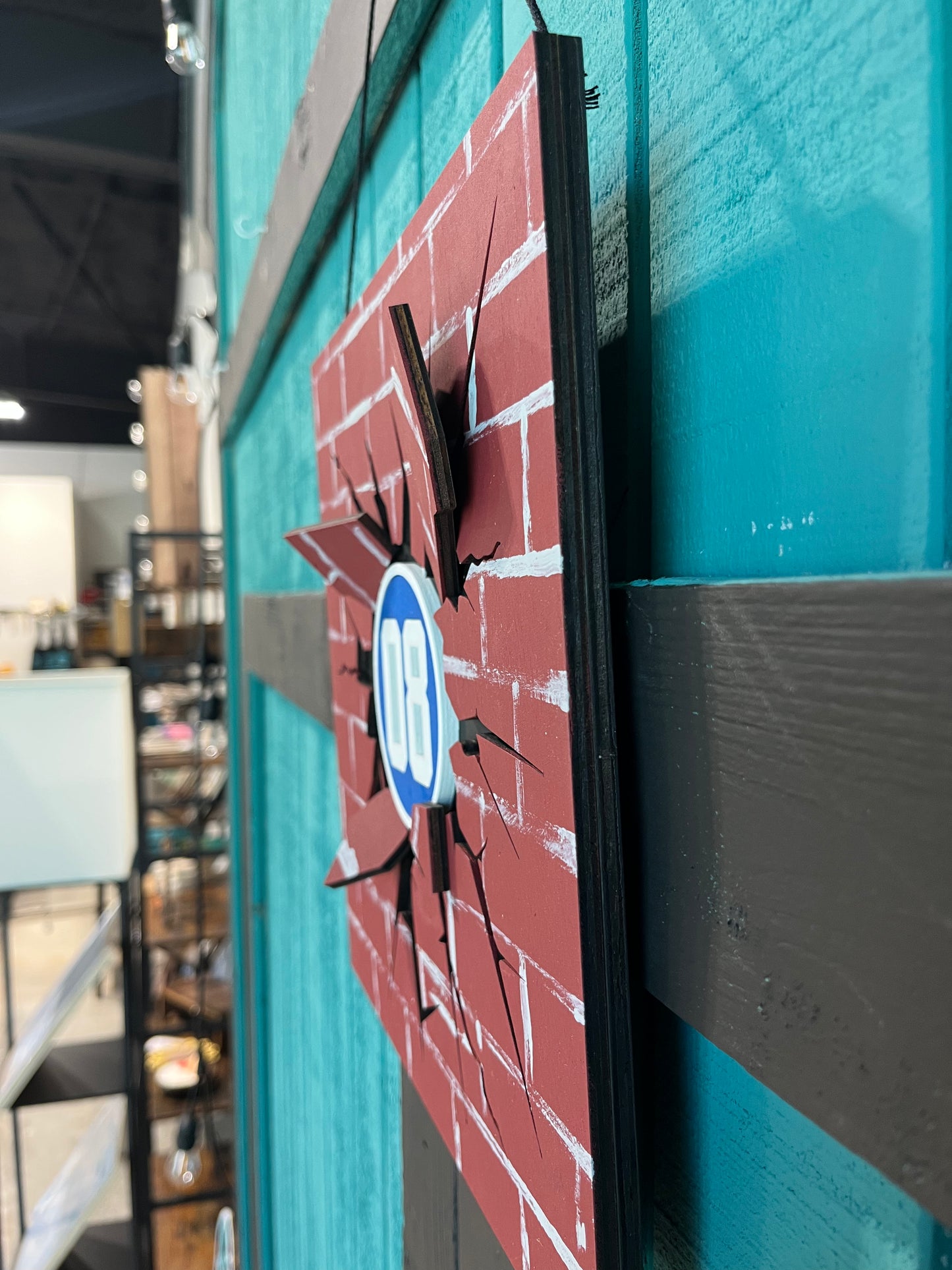 3D Smashed Art Sign