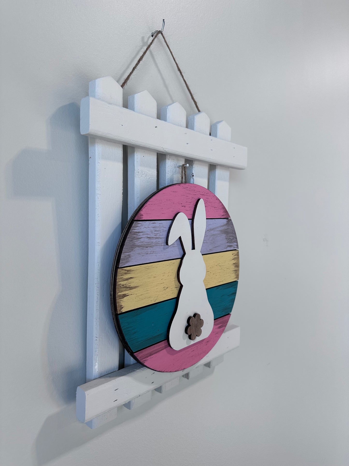 Fence With Spring Sign