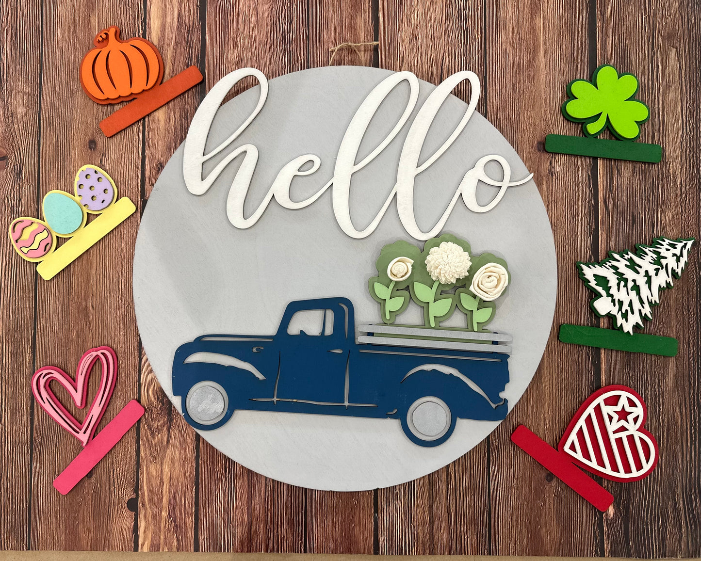 Door Hanger - Interchangeable Truck
