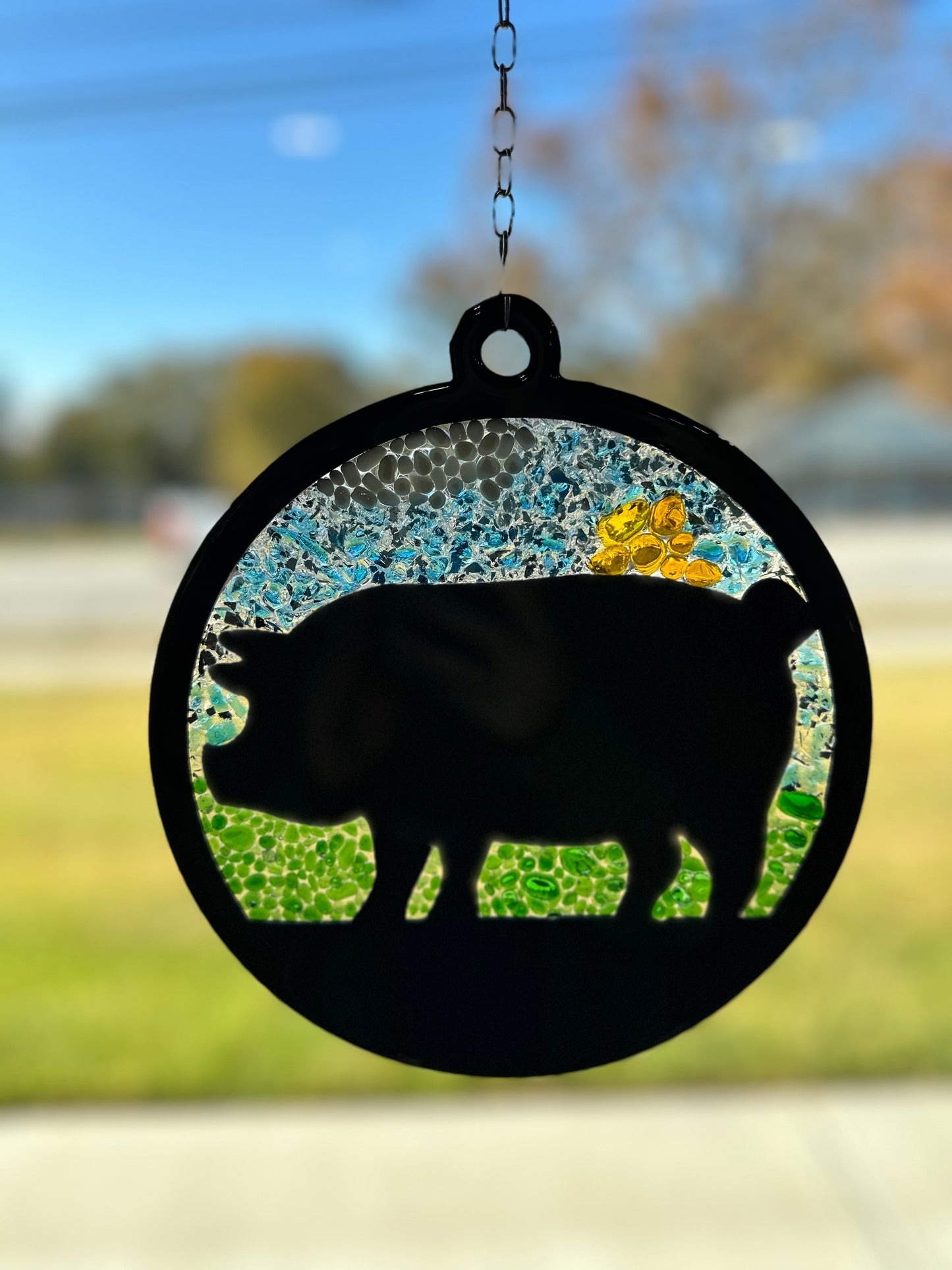 Pig Suncatcher