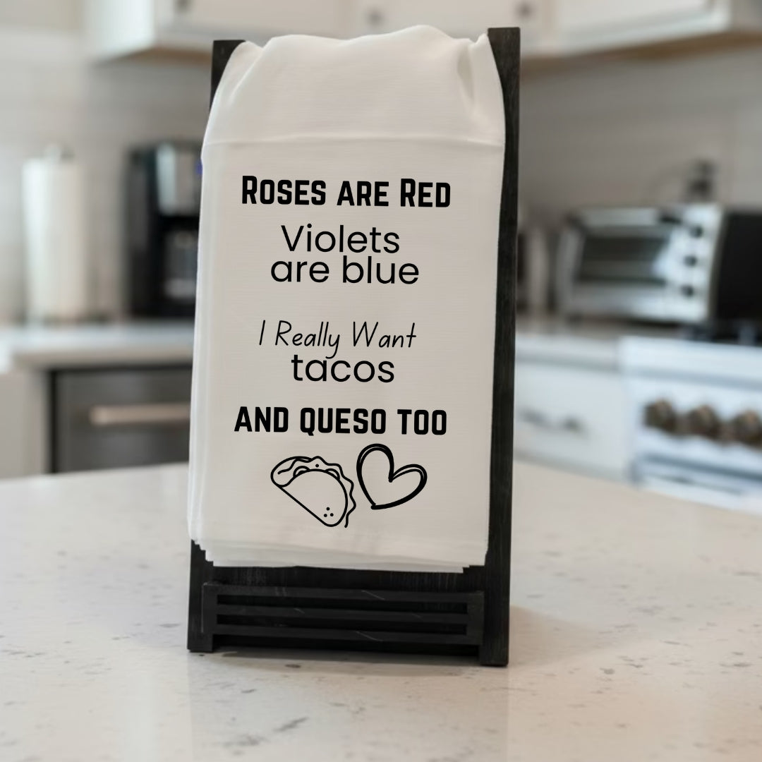 Stencil Your Own Tea Towel