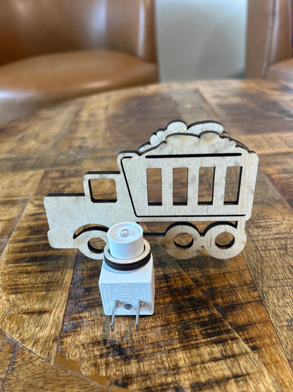 Dump Truck Wall Plug-in Nightlight
