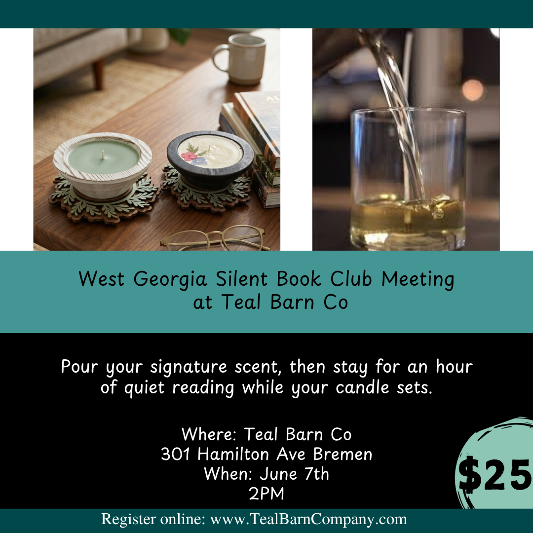 Candle Pouring with West Georgia Silent Book Club