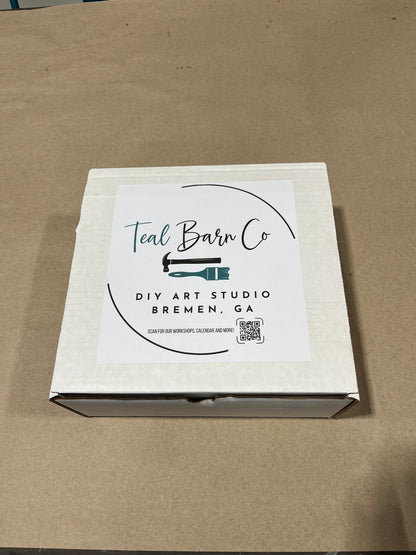 Snowflake Kit, Crushed Glass Art, DIY Kit