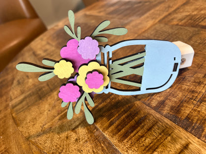 Flower Pot Wall Plug-in Nightlight