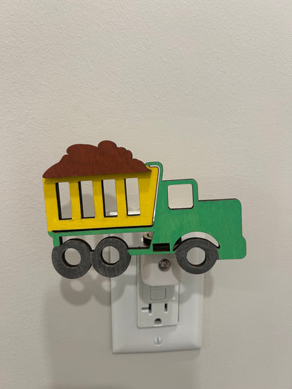Dump Truck Wall Plug-in Nightlight