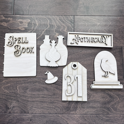 Paint in Studio - Laser Cut Halloween Tiered Tray DIY Decor