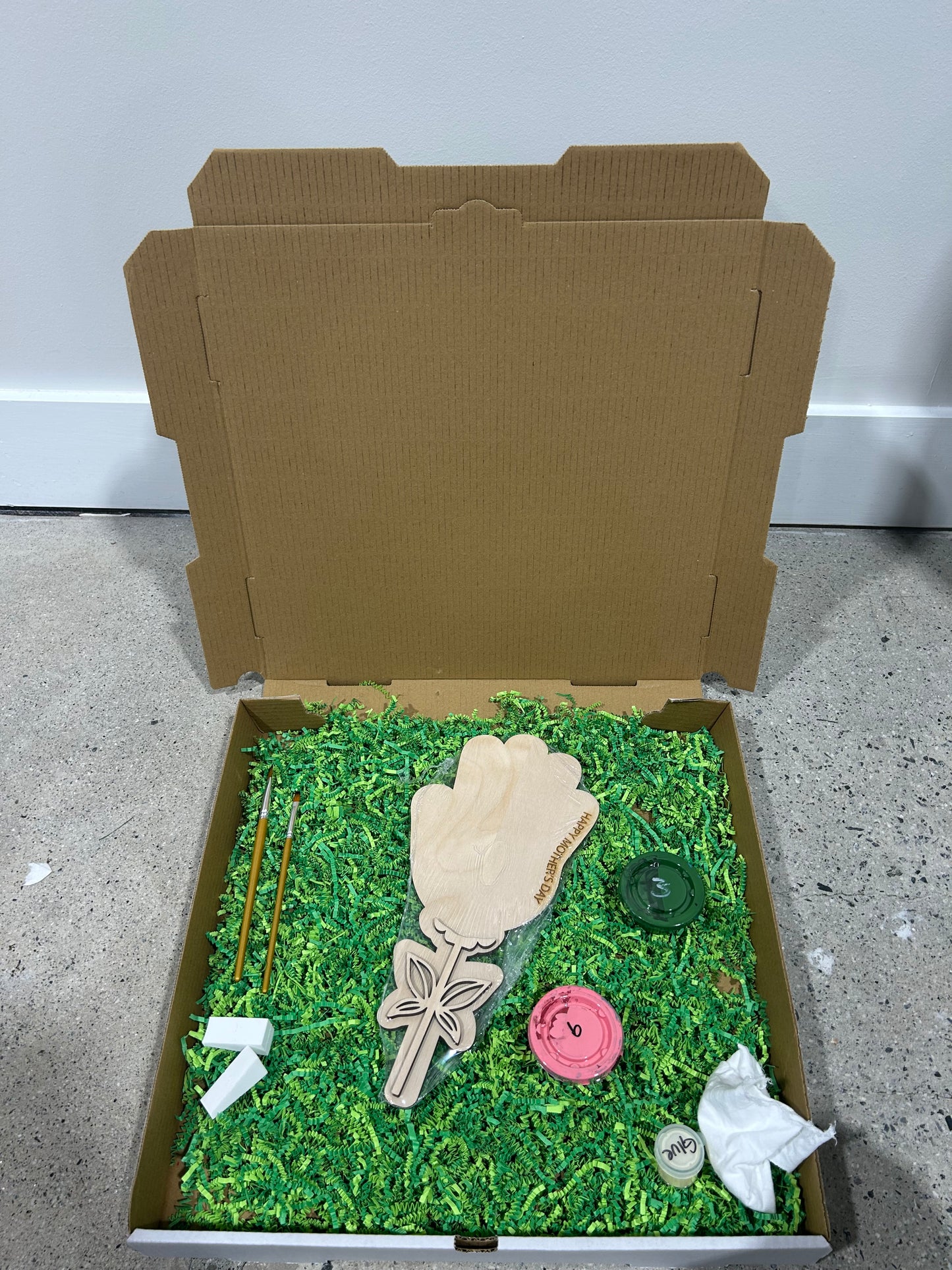 Hand Print Art - Happy Mother's Day Flower Kit