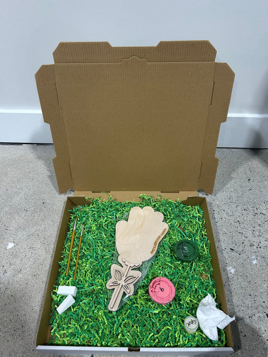 Hand Print Art - Happy Mother's Day Flower Kit