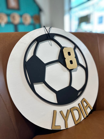Custom Sign for Sports Player