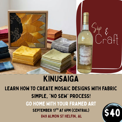 High Country Cellars September Sip & Craft