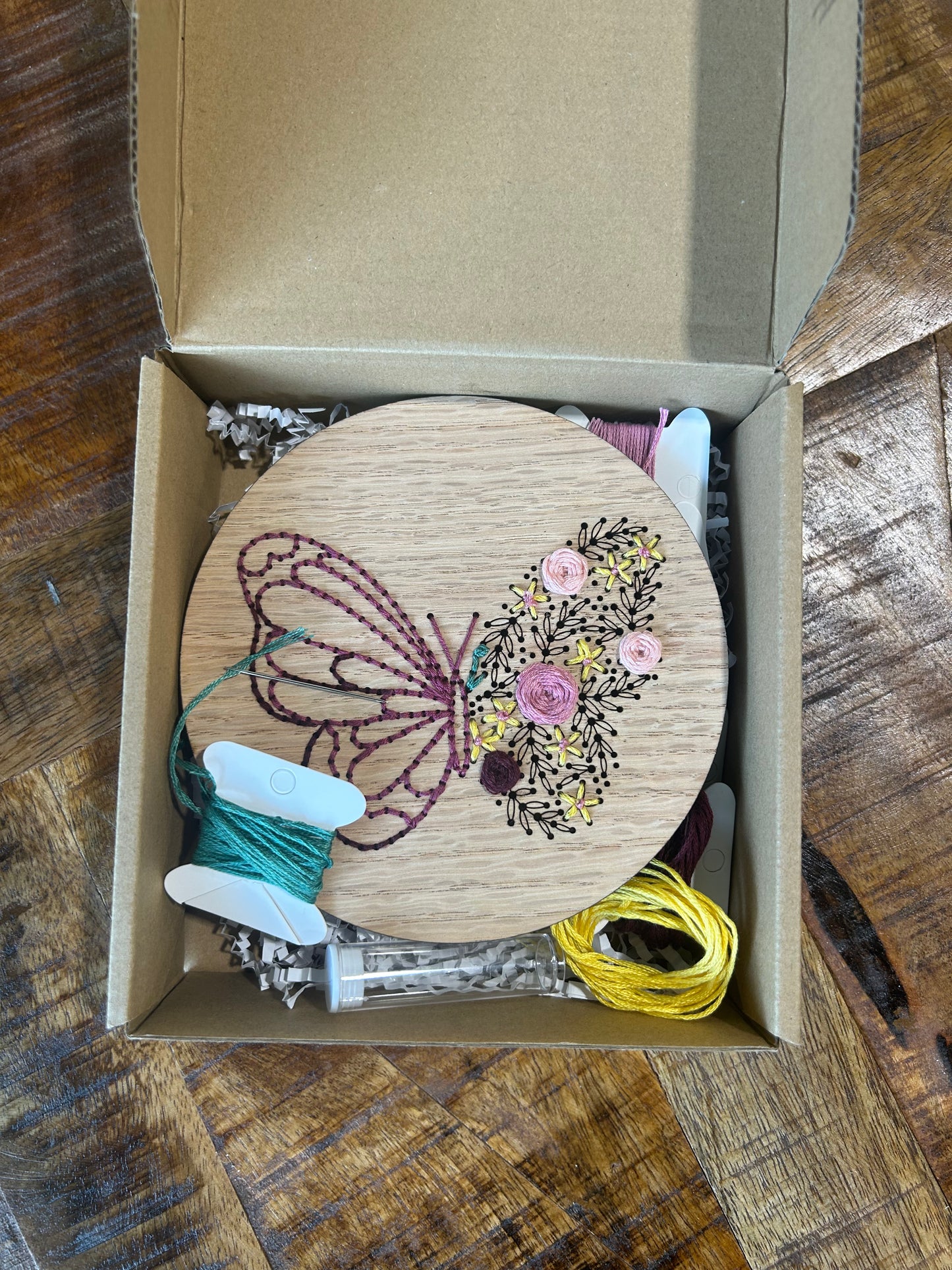 Butterfly Embroidery Kit