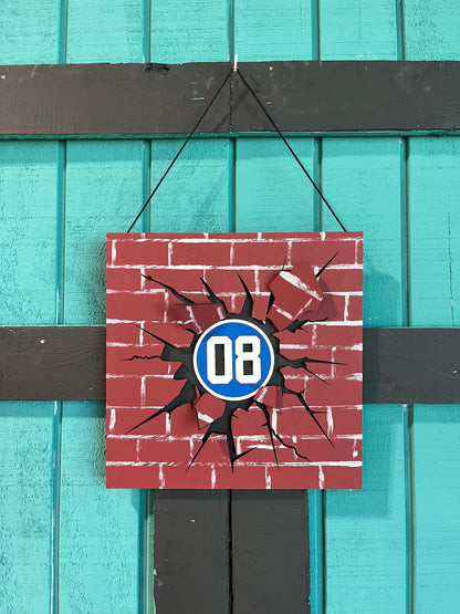 3D Smashed Art Sign