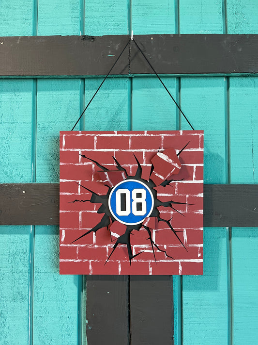 3D Smashed Art Sign