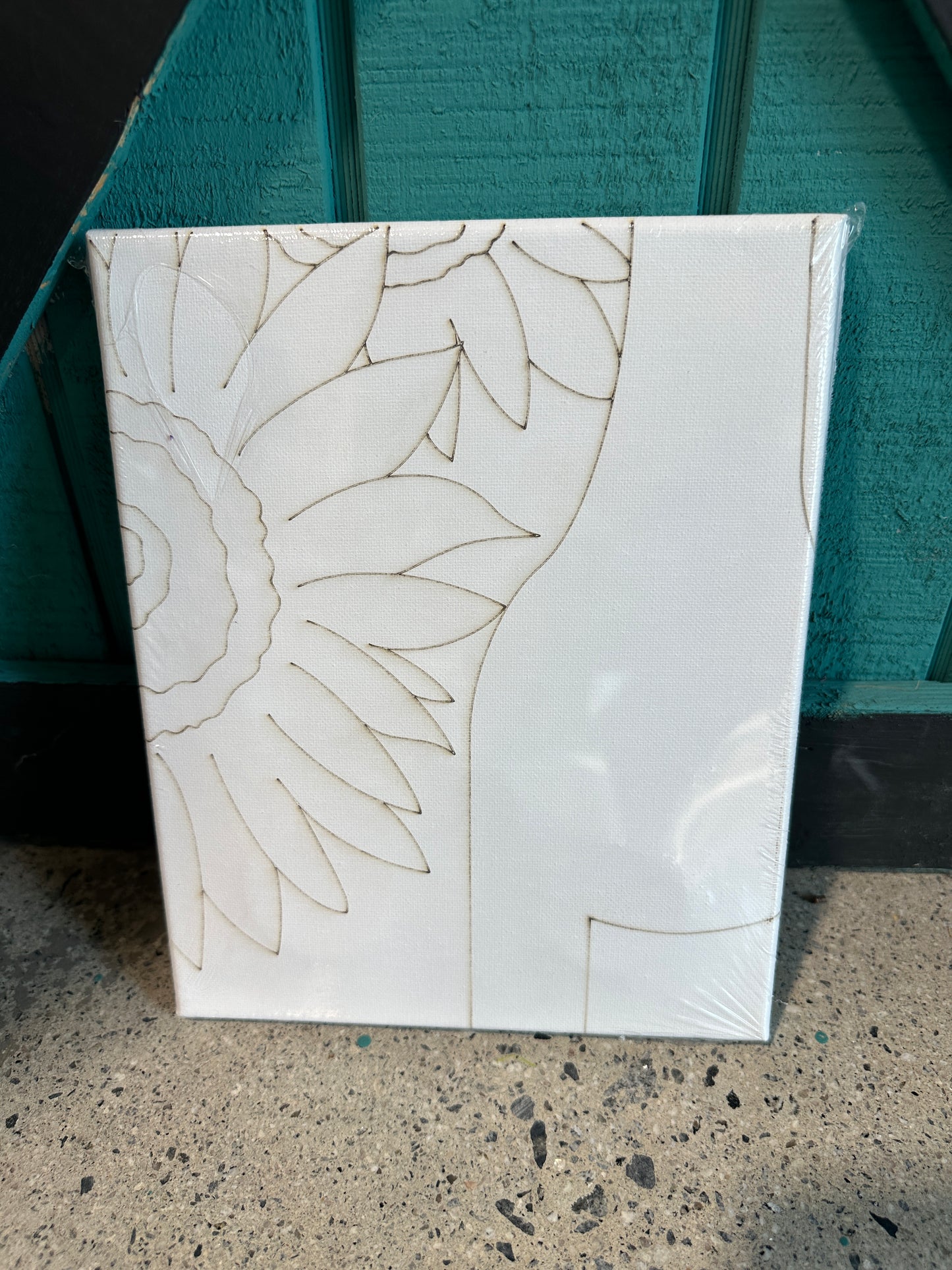 Canvas Art Kit - Bloom and Bottle Design