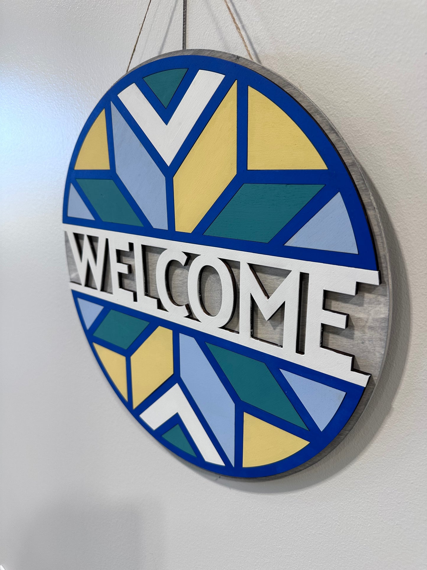 Door Hanger - Barn Quilt - Welcome Sign Kit