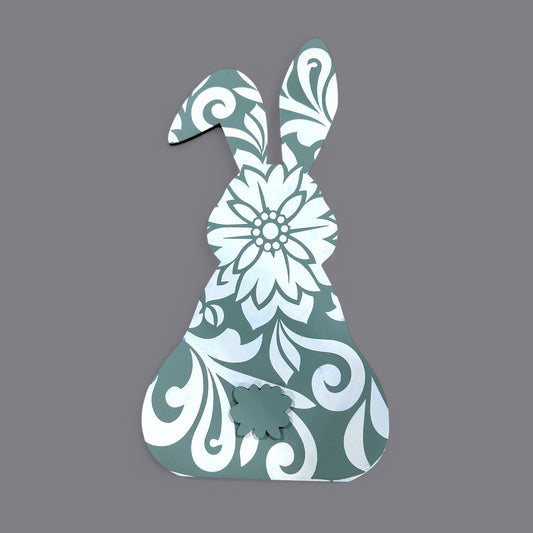 Floral Bunny Sign