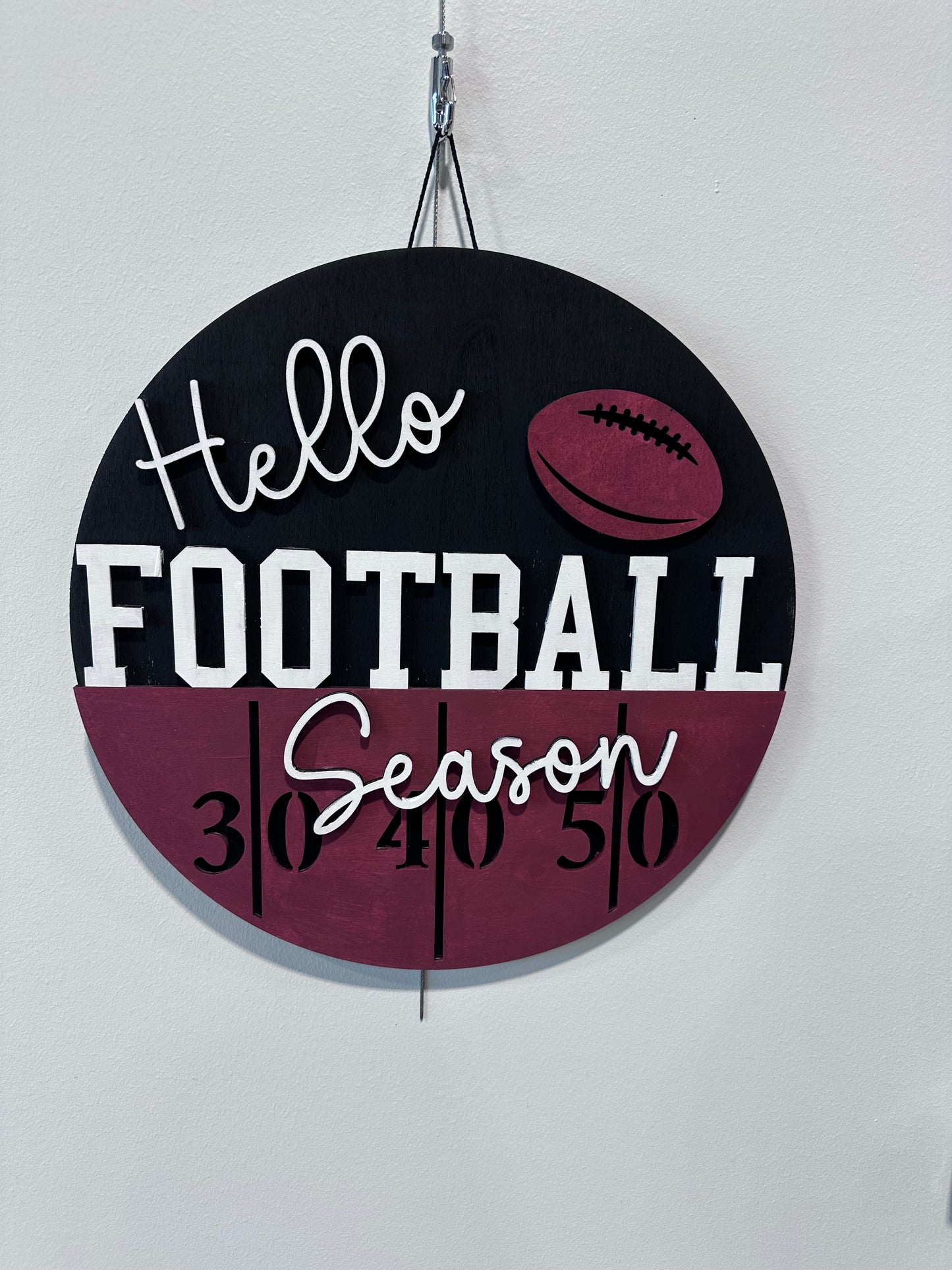 Door Hanger - Hello Football Season