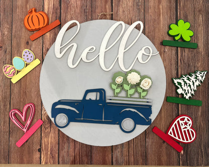 Door Hanger - Interchangeable Truck