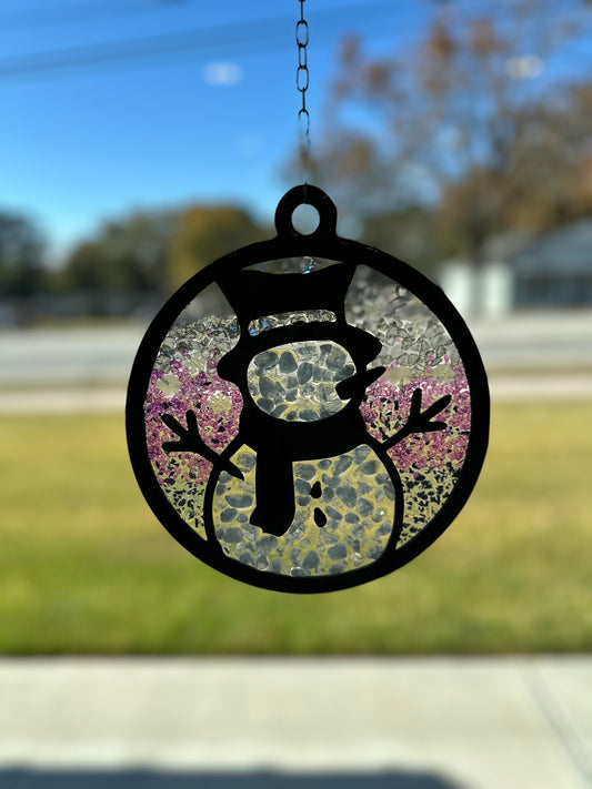 Snowman Suncatcher
