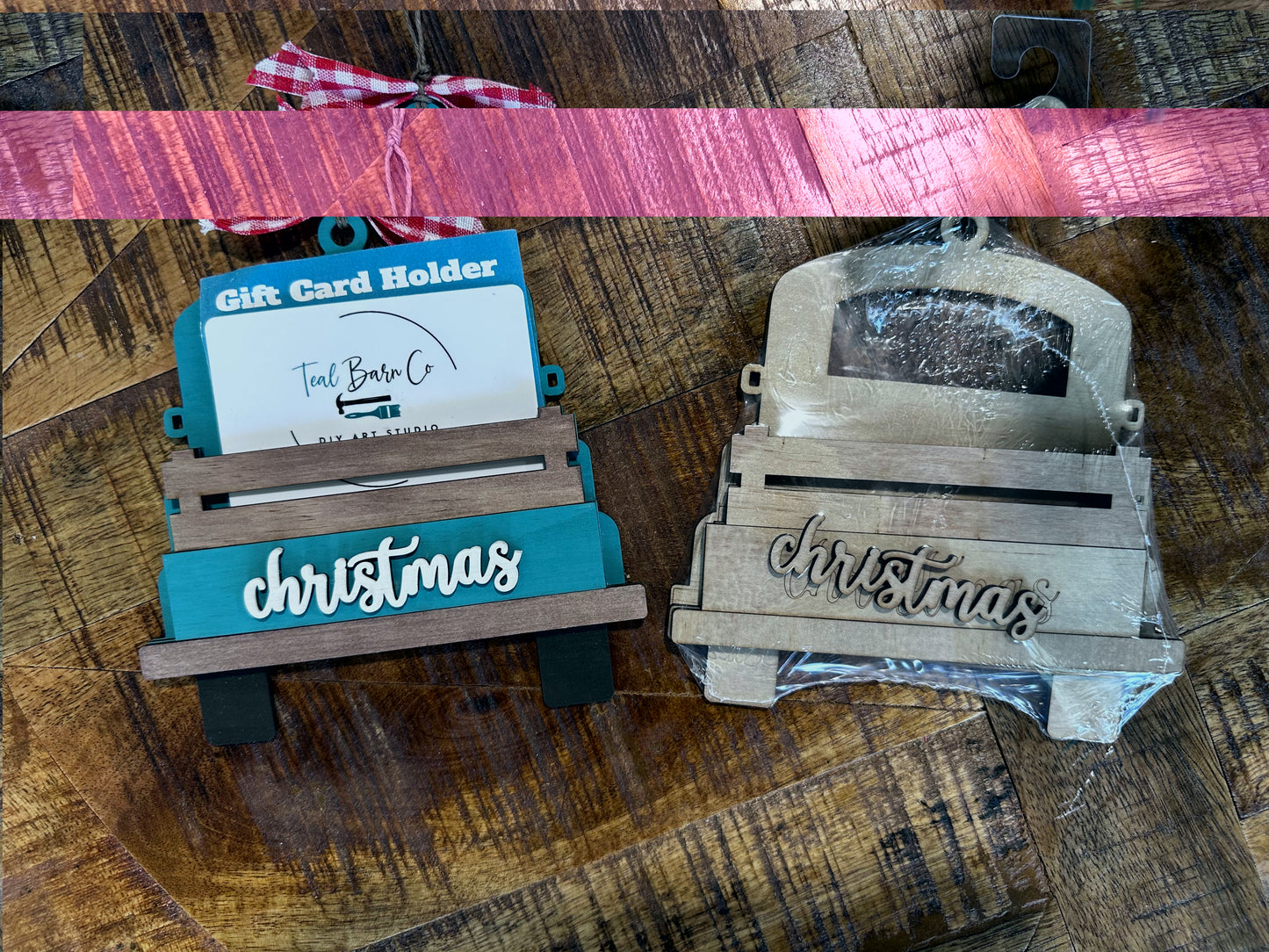 Ornament -Old Truck - Gift Card Holder