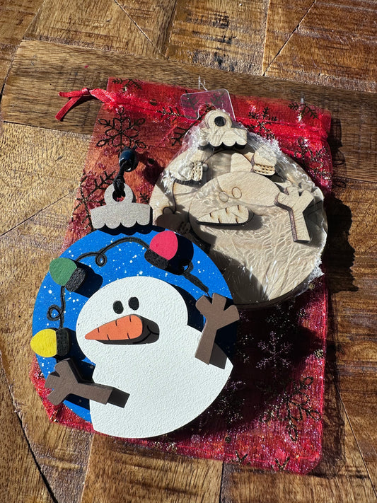 Ornament - 3D Snowman
