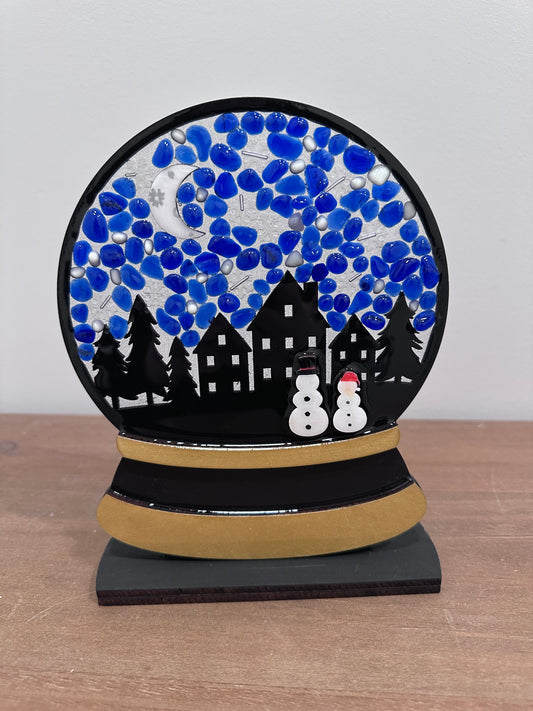 Snow Globe Candle Holder