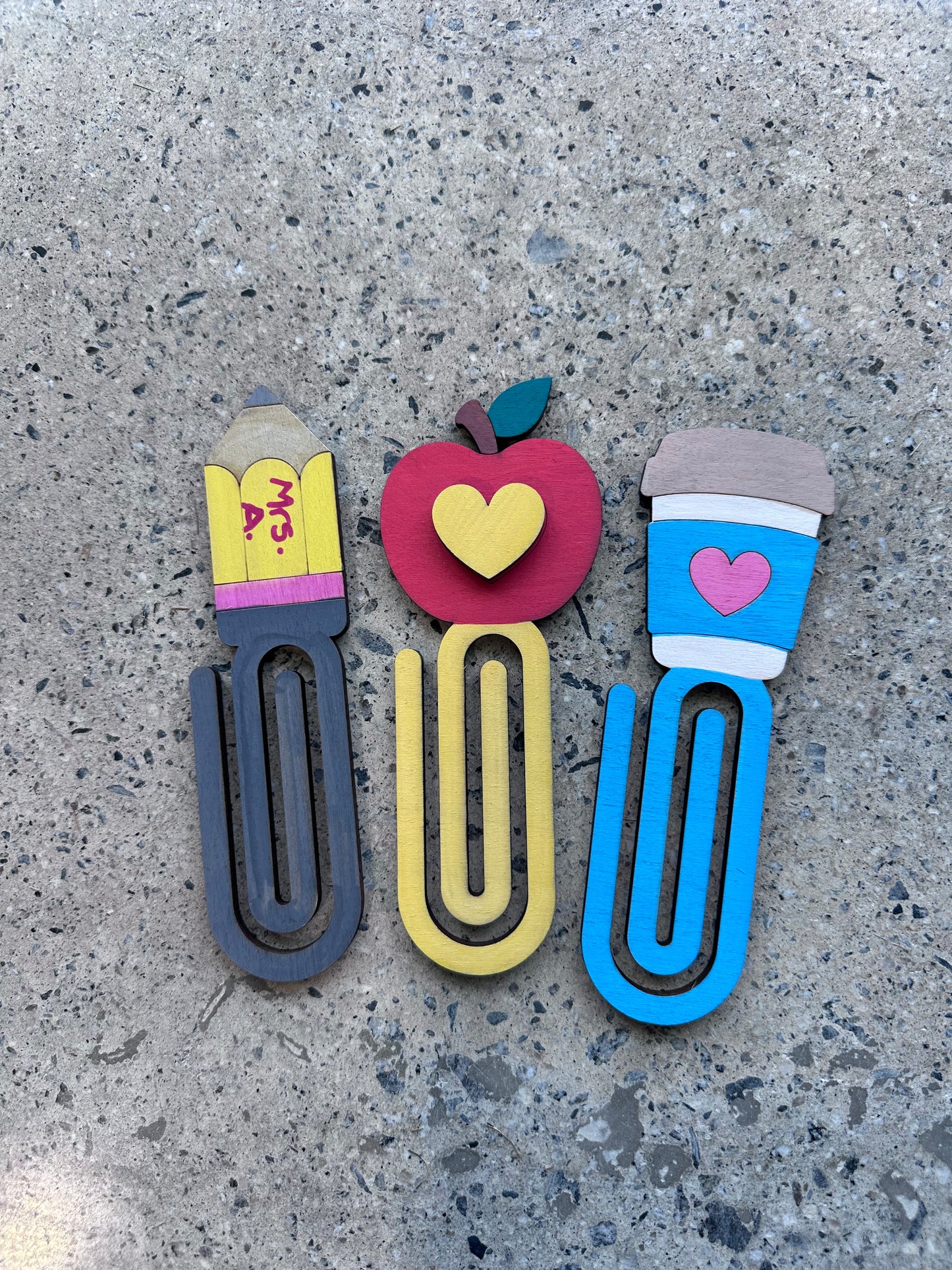 Art kit that includes blank bookmarks and paint markers