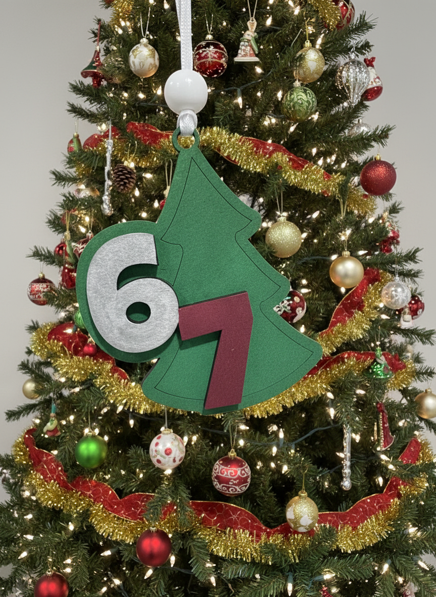 Six Seven! Holiday Ornament