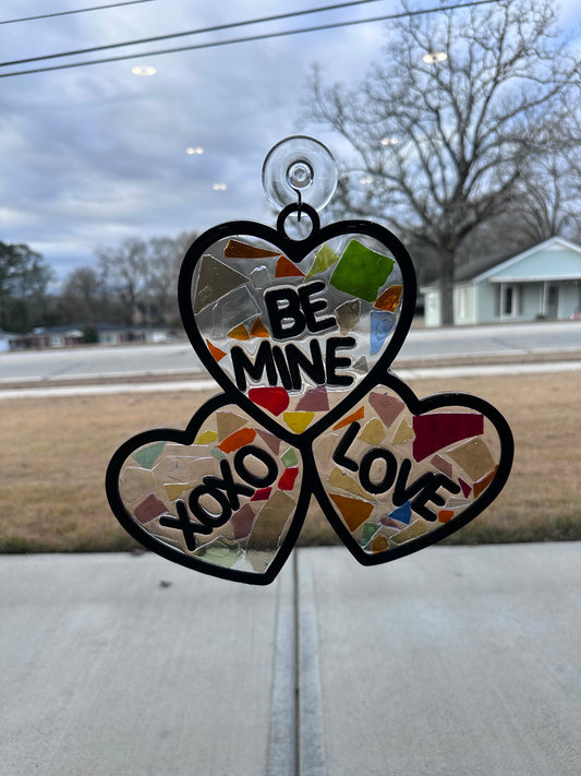 Conversation Hearts Suncatcher