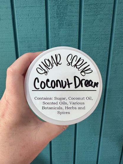 DIY Coconut Dream Sugar Scrub Kit | Make Your Own Spa Day | Natural All-In-One Craft Kit