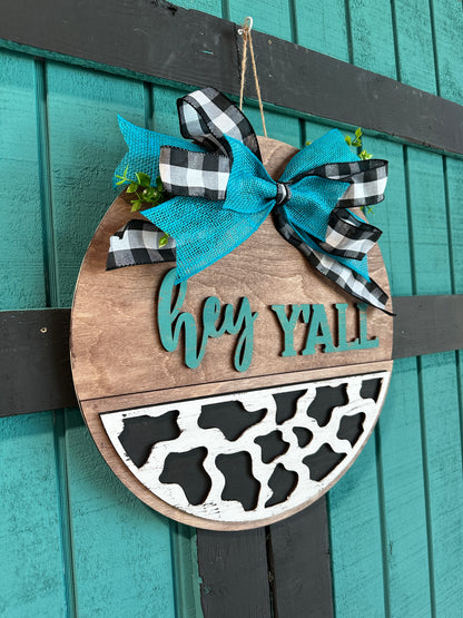 Interchangeable Round Door Hanger Kit