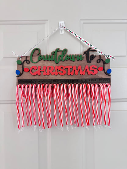 Paint in Studio - Countdown to Christmas - Candy Cane Countdown