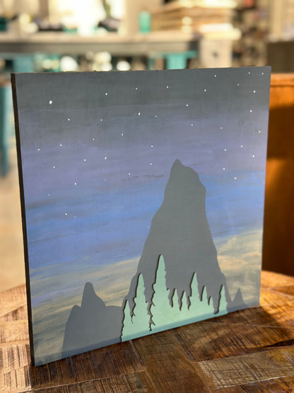 Mountain Scene Sign Kit