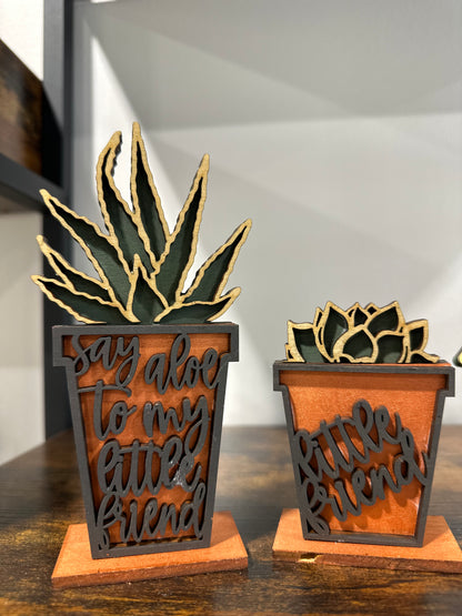 Say Aloe To My Little Friend - Little Friend - Desk Set Kit
