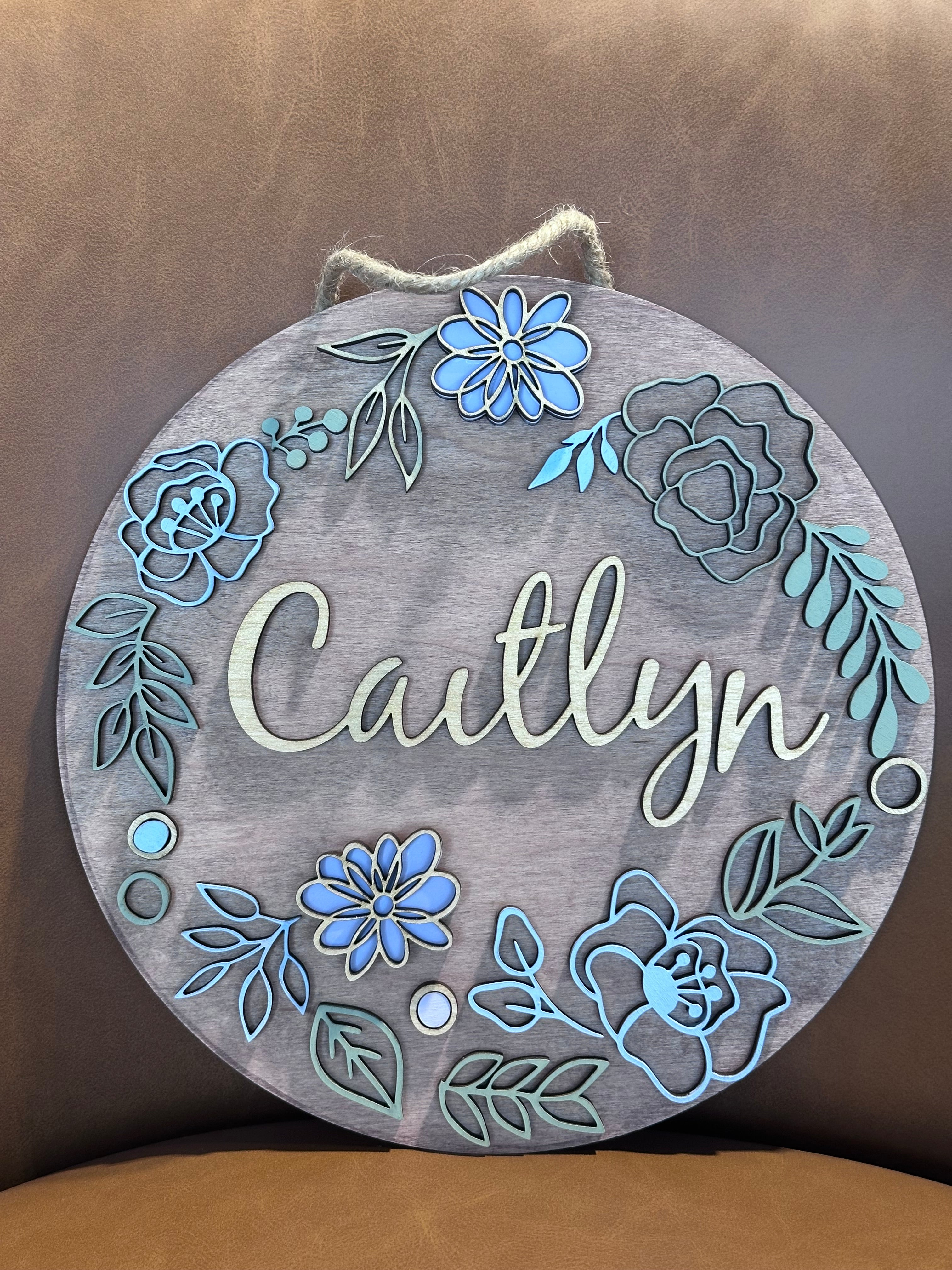 Flowral Sign Custom Floral Sign – Teal Barn Company