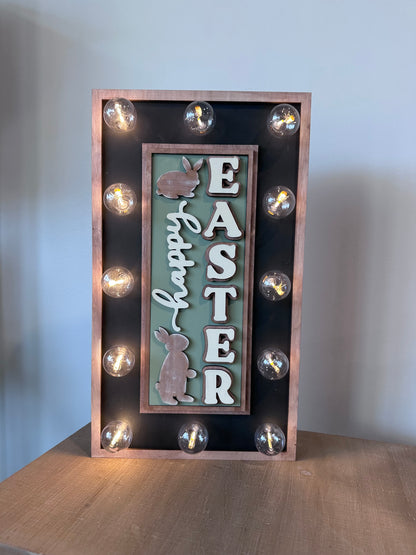Interchangeable Sign -  With or Without Marquee Style Lights