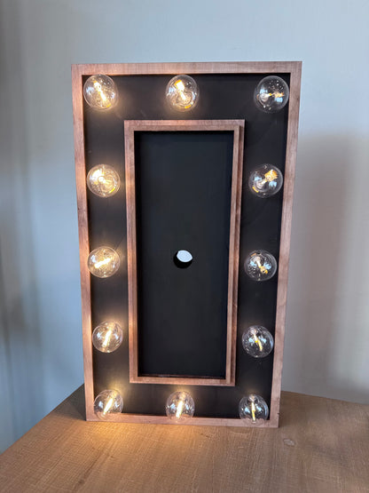 Interchangeable Sign -  With or Without Marquee Style Lights