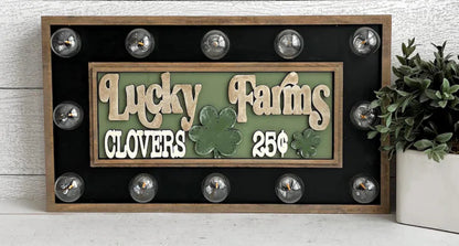 Interchangeable Sign -  With or Without Marquee Style Lights