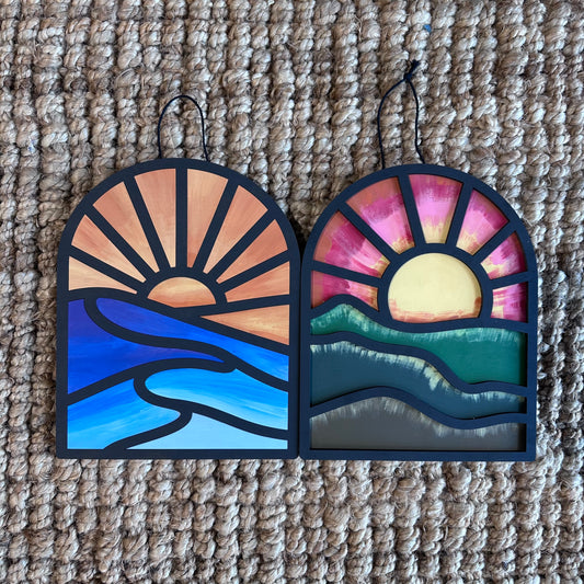 Sunrise and Sunset Signs