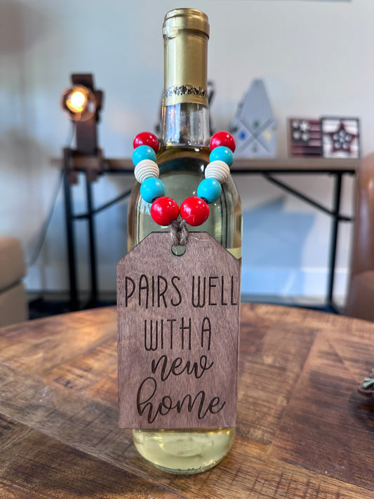 Wine Bottle Gift Tag