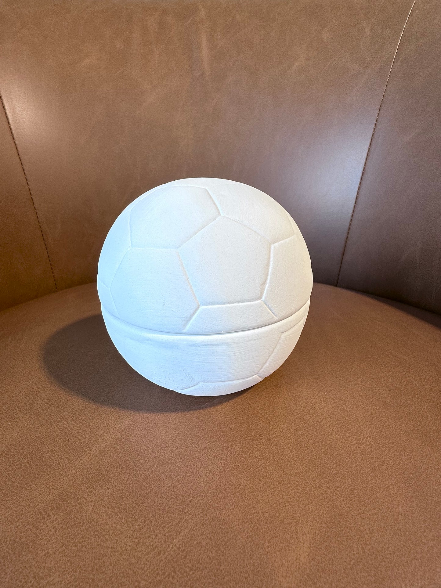 Ceramic Soccer Ball Bowl