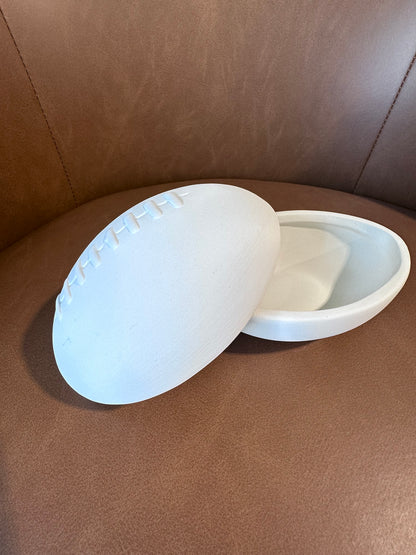 Ceramic Football Bowl